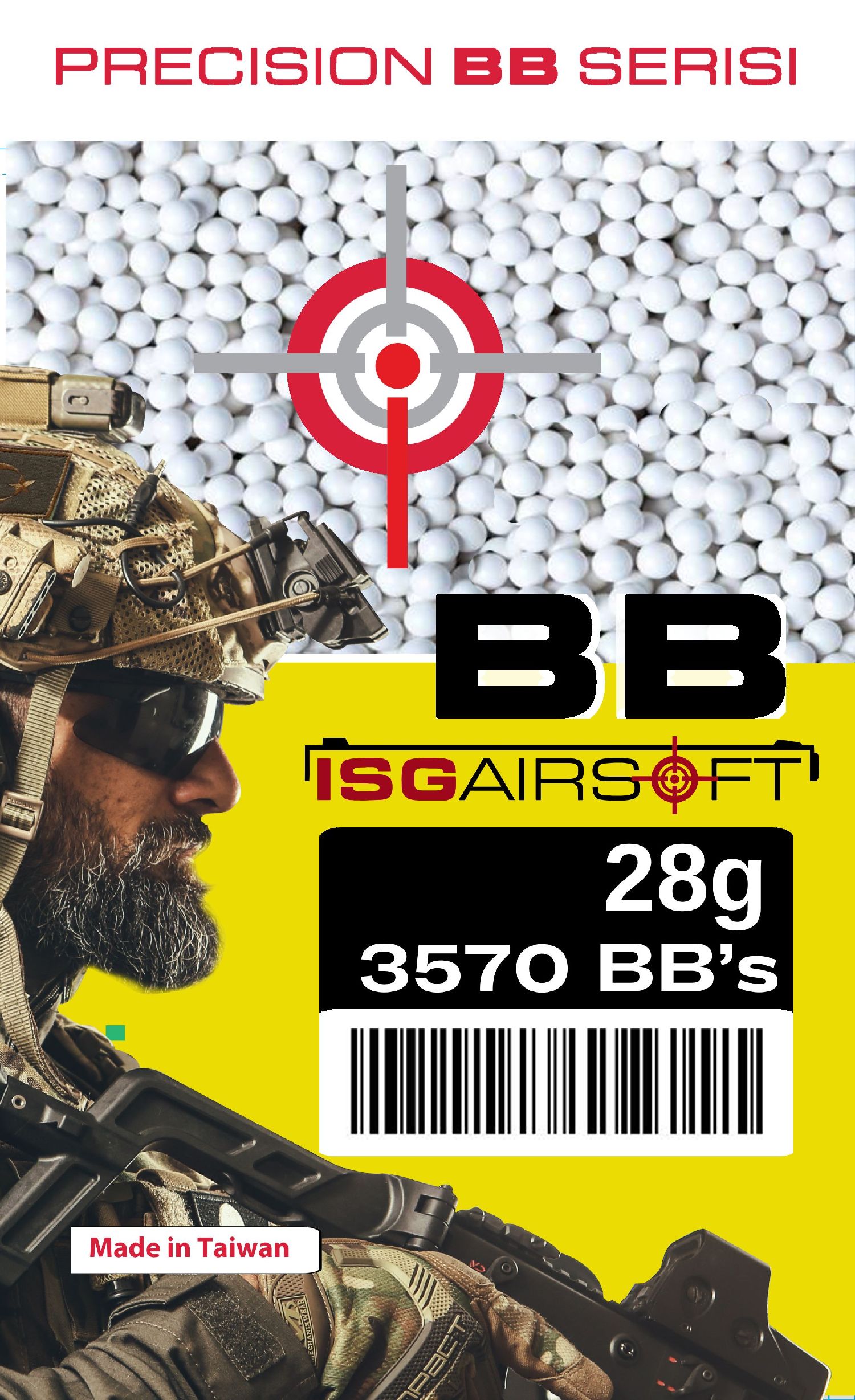 ISGairsoft TAYVAN 0.28g Airsoft BB 3570adet 1KG