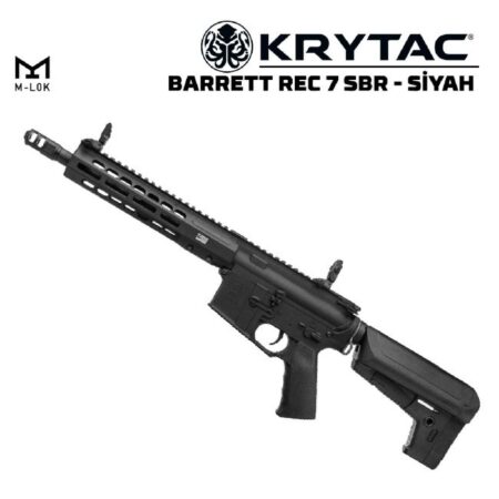 KRYTAC Barrett REC7 SBR M-Lok Siyah AEG Airsoft Tüfek