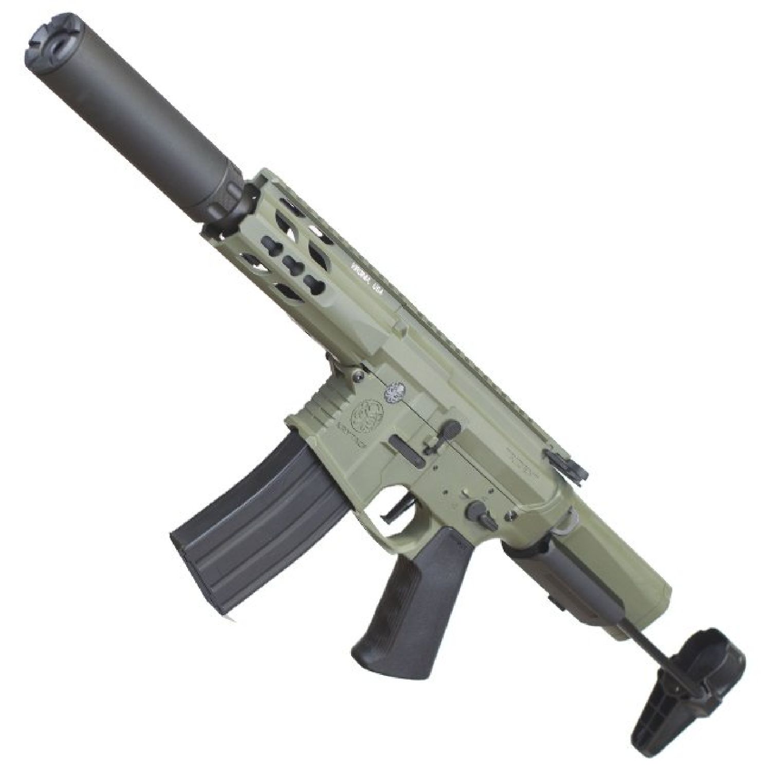 KRYTAC Trident MKII PDW Mock Susturuculu Haki Yeşil AEG Airsoft Tüfek - Görsel 12