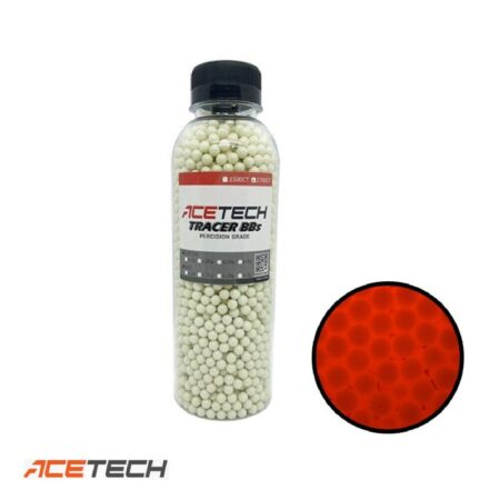Acetech 0.20g Red Airsoft Tracer BB 2700adet