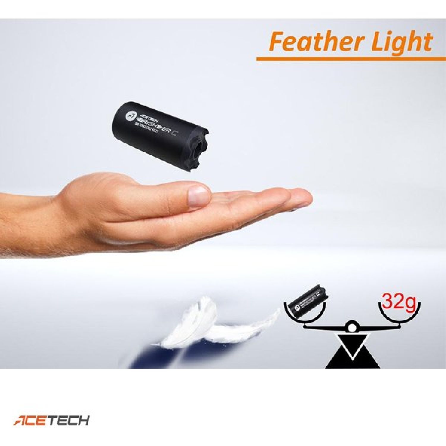 Acetech Brighter C Kompakt Tracer Unit Susturucu + Tabanca Adaptörü - Görsel 2