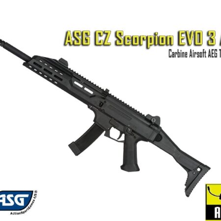 ASG CZ Scorpion EVO3 A1 Carbine Siyah AEG Airsoft Tüfek