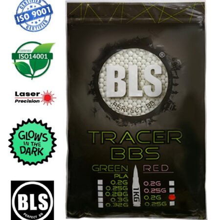 BLS Perfect 0.20g Green Airsoft Tracer BB 5000adet 1KG