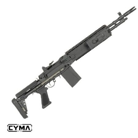 CYMA M14 EBR Black Marksman EBR Dipçikli Full Metal AEG Airsoft Tüfek