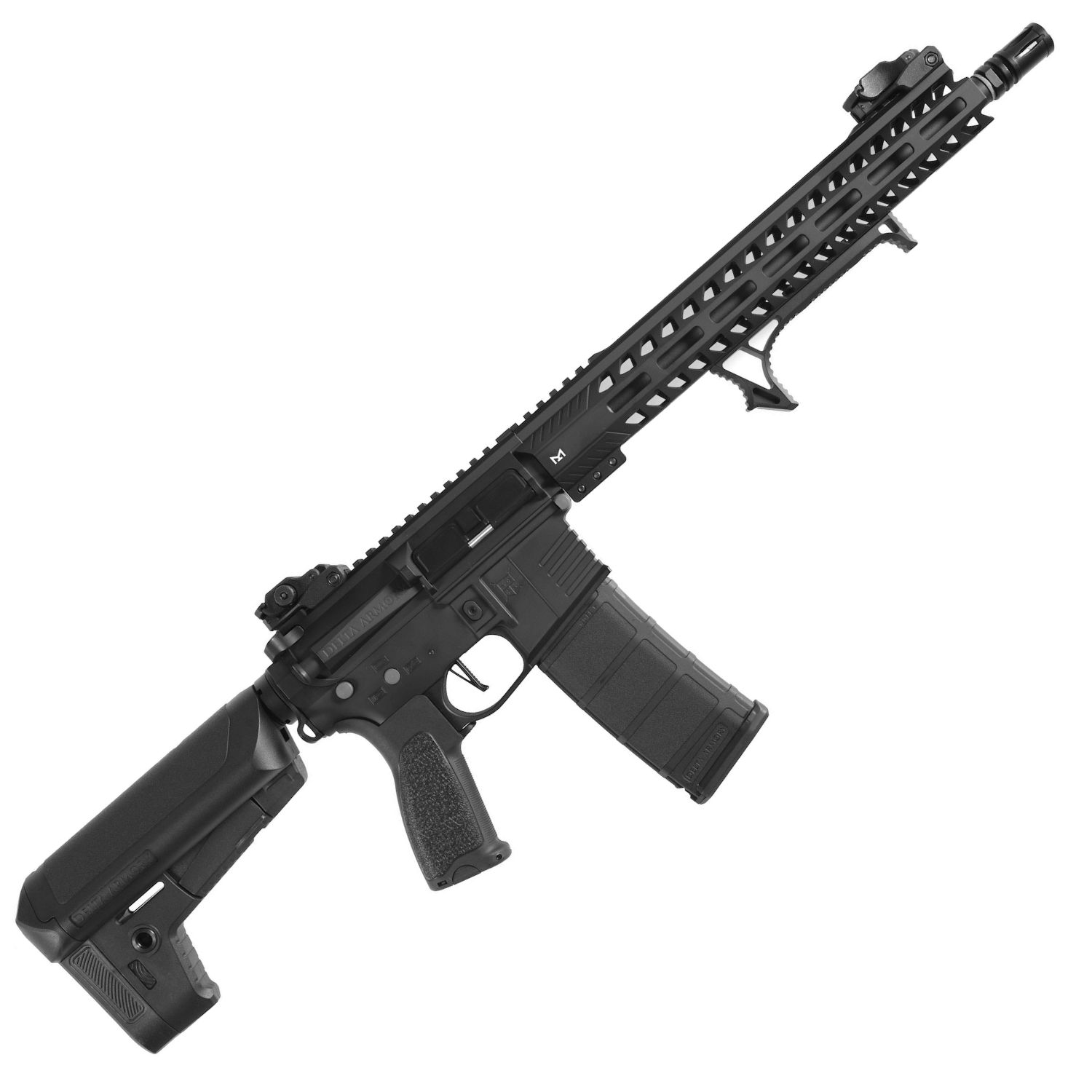 Delta Armory AR15 13" M-Lok ALPHA Siyah AEG Airsoft Tüfek / Pil Şarj Setli - Görsel 3