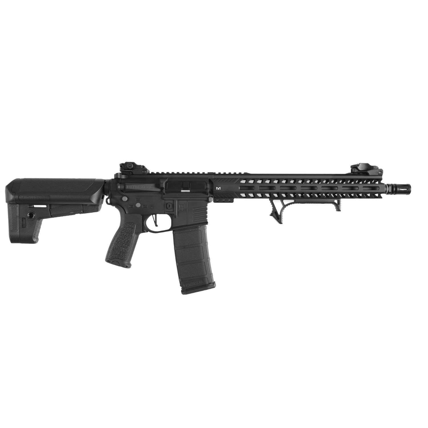Delta Armory AR15 13" M-Lok ALPHA Siyah AEG Airsoft Tüfek / Pil Şarj Setli - Görsel 4