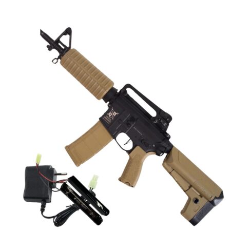 Delta Armory AR15 Classic Charlie Half Tan Aeg Airsoft Tüfek / Pil Şarj Setli