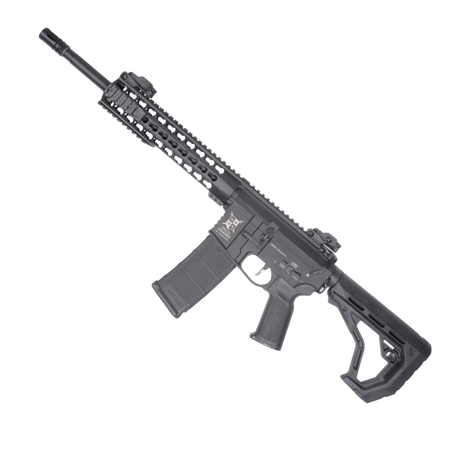 Delta Armory AR15 KeyMod 10" Charlie EAGLE Siyah AEG Airsoft Tüfek