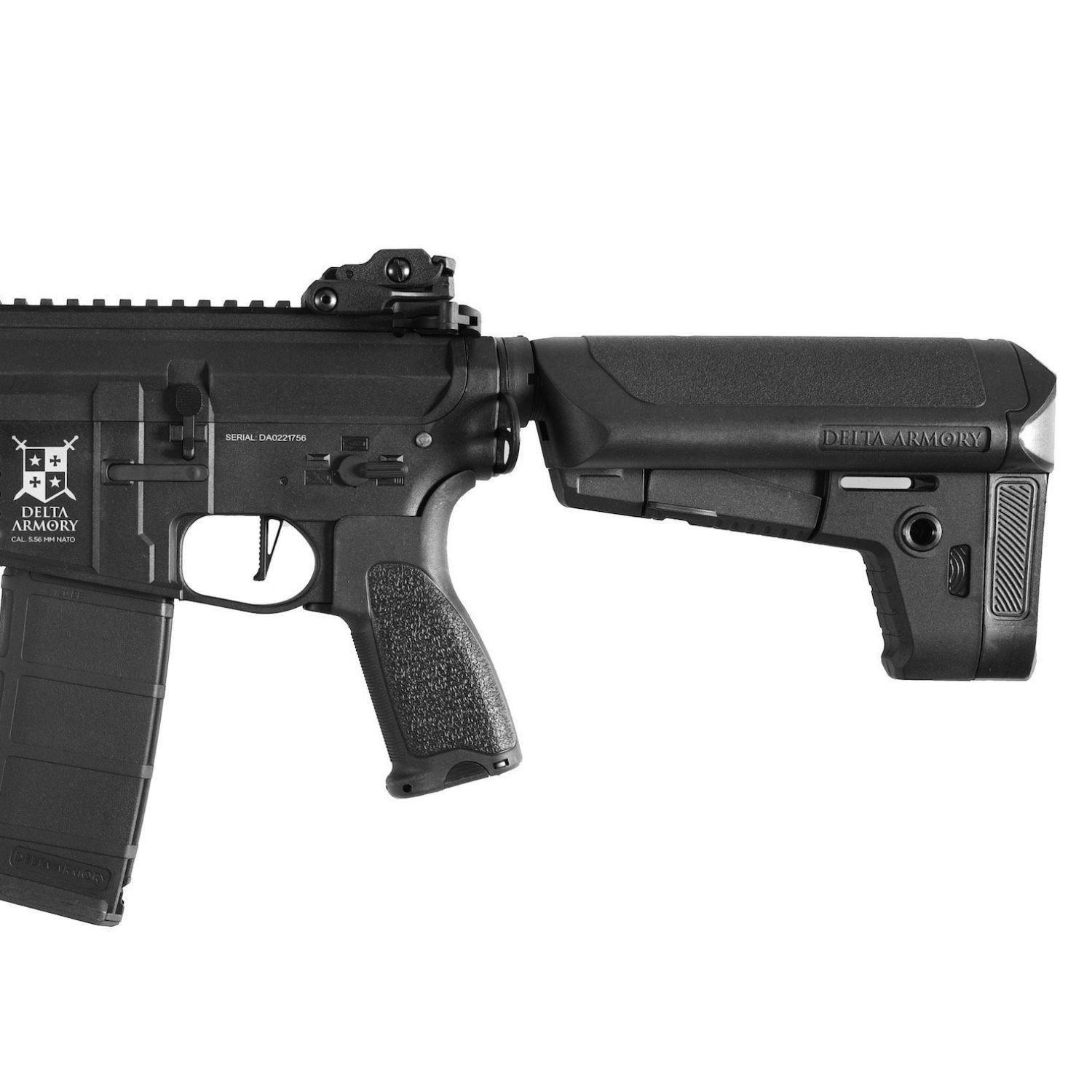 Delta Armory AR15 KeyMod 8" BRAVO Siyah AEG Airsoft Tüfek / Pil Şarj Setli - Görsel 2