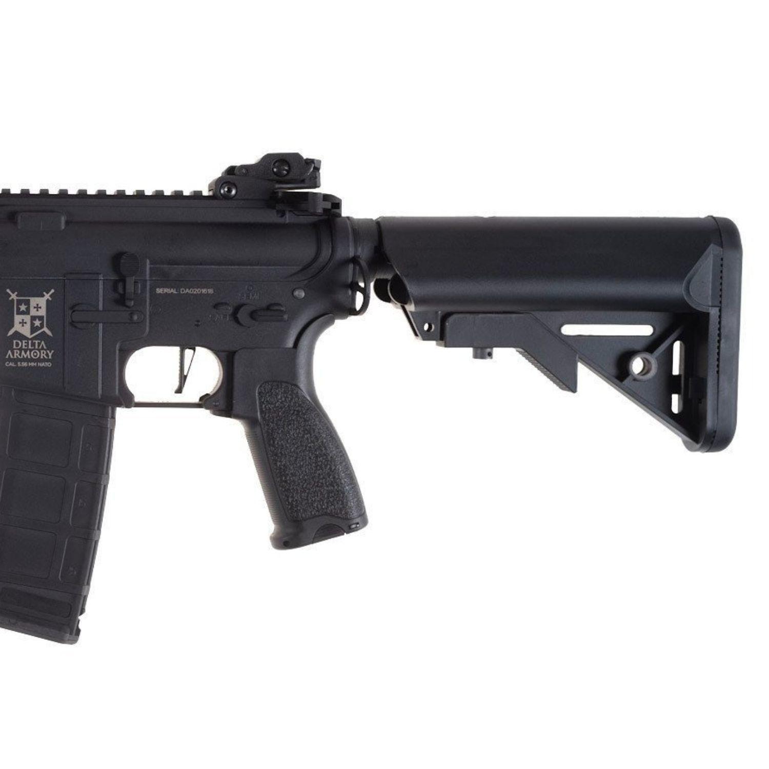 Delta Armory AR15 LA 16.2" BRAVO Siyah AEG Airsoft Tüfek / Pil Şarj Setli - Görsel 2