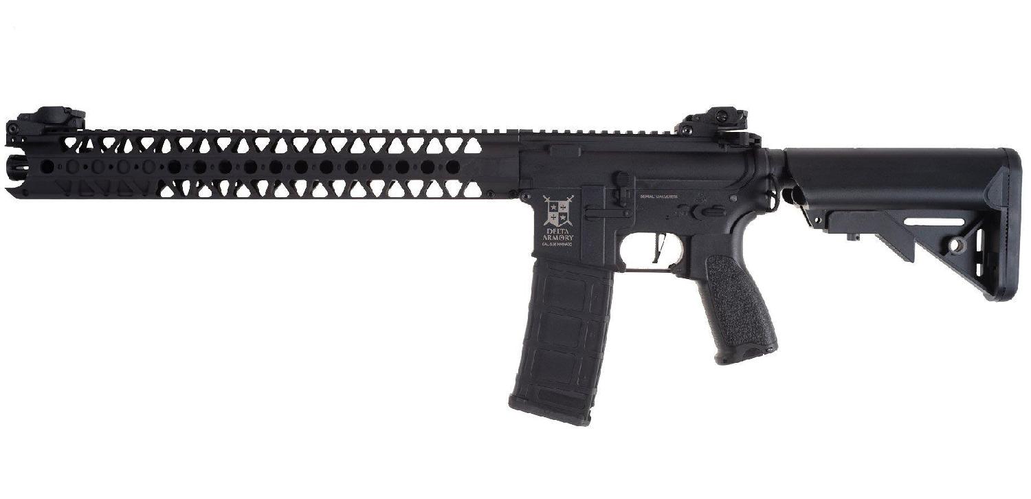 Delta Armory AR15 LA 16.2" BRAVO Siyah AEG Airsoft Tüfek / Pil Şarj Setli - Görsel 7