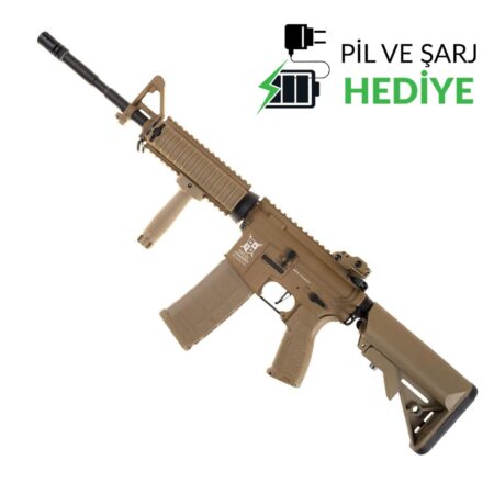 Delta Armory AR15 RIS ALPHA Full Metal Tan AEG Airsoft Tüfek