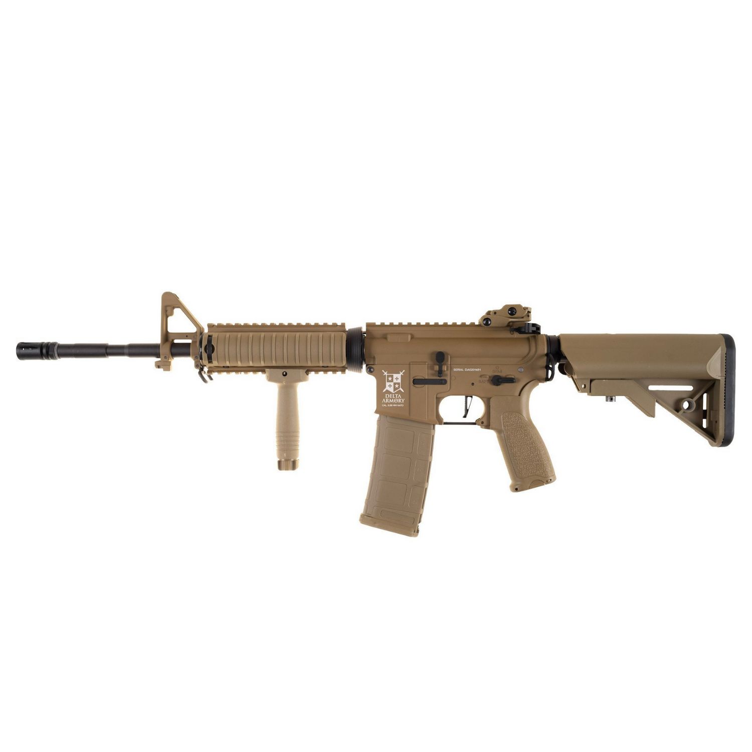 Delta Armory AR15 RIS ALPHA Full Metal Tan AEG Airsoft Tüfek - Görsel 3