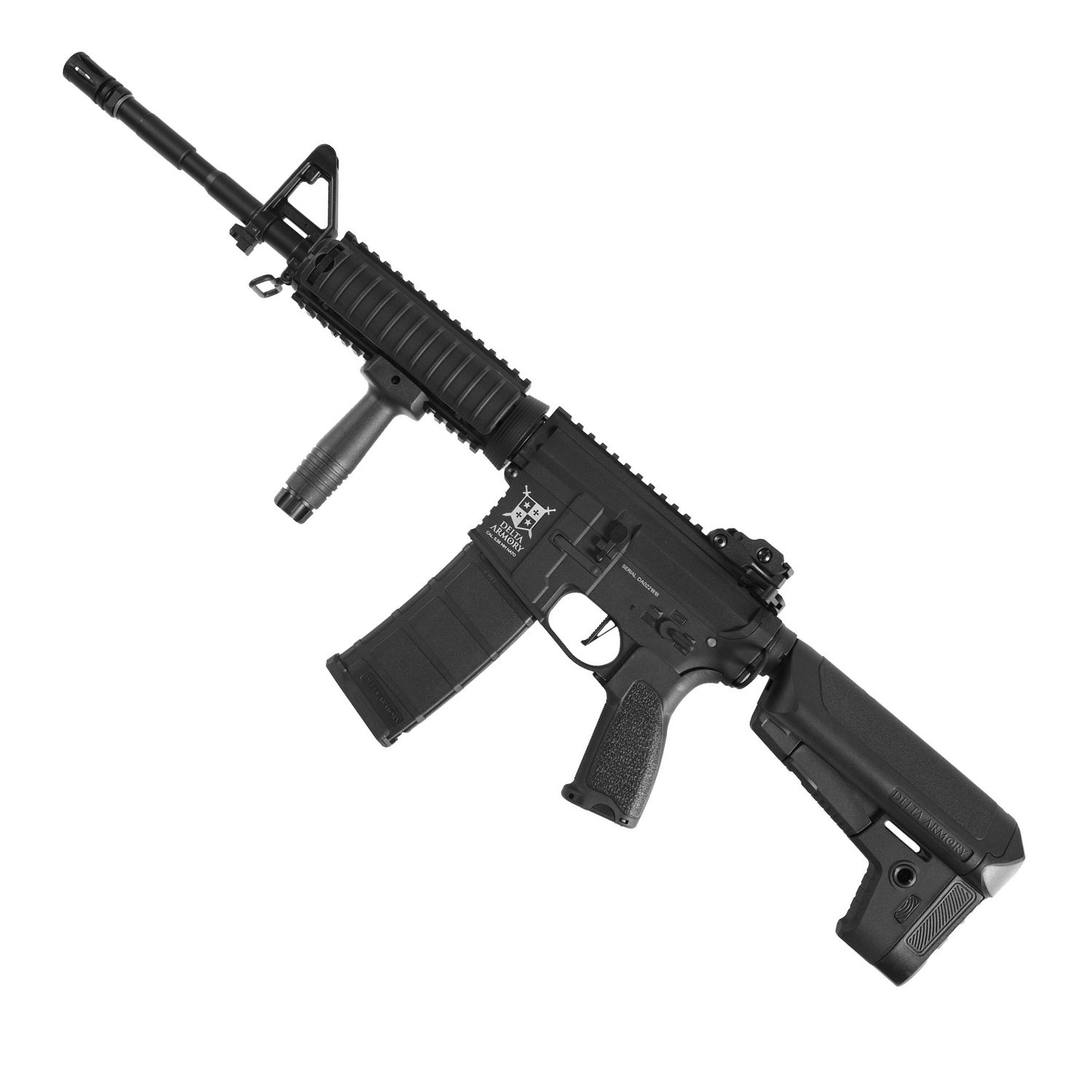 Delta Armory AR15 RIS BRAVO Siyah AEG Airsoft Tüfek / Pil Şarj Setli - Görsel 3