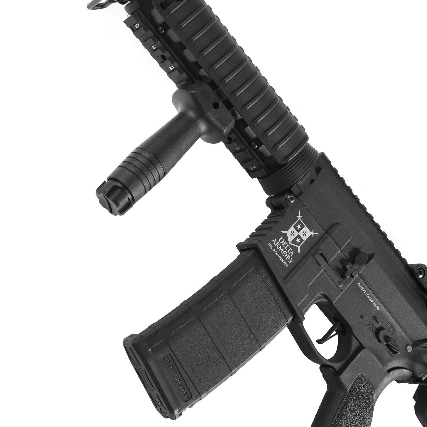 Delta Armory AR15 RIS BRAVO Siyah AEG Airsoft Tüfek / Pil Şarj Setli - Görsel 5