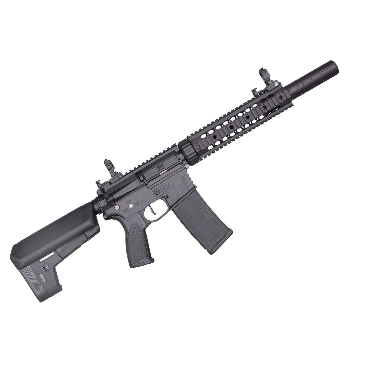 Delta Armory AR15 SilentOps 9" BRAVO Siyah AEG Airsoft Tüfek - Görsel 6