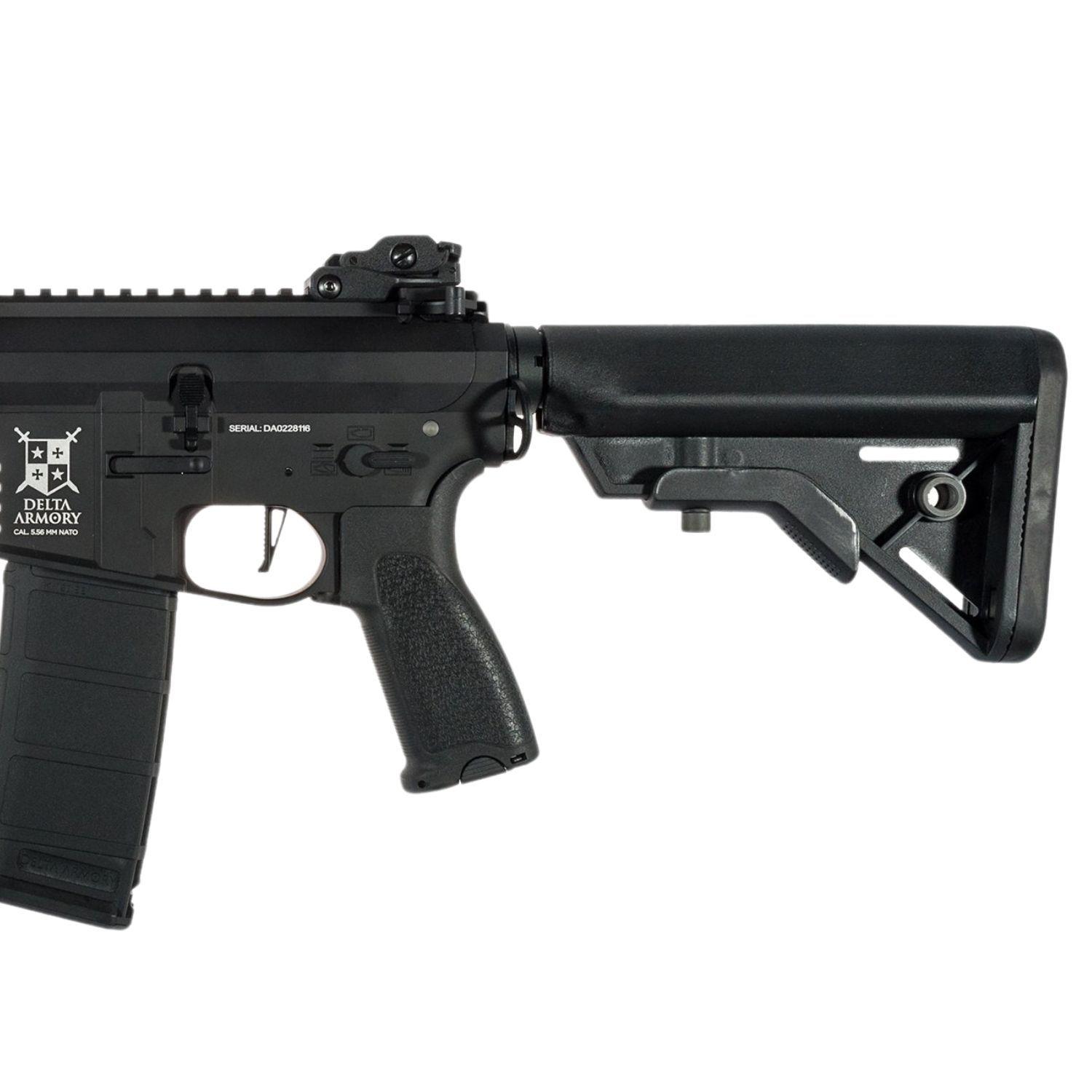 Delta Armory AR15 SilentOps DMR ALPHA ETU Siyah AEG Airsoft Tüfek - Görsel 6