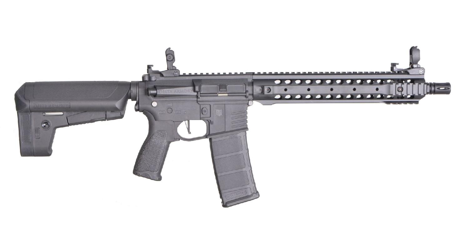 Delta Armory AR15 URX3 12" BRAVO Siyah AEG Airsoft Tüfek / Pil Şarj Setli - Görsel 2