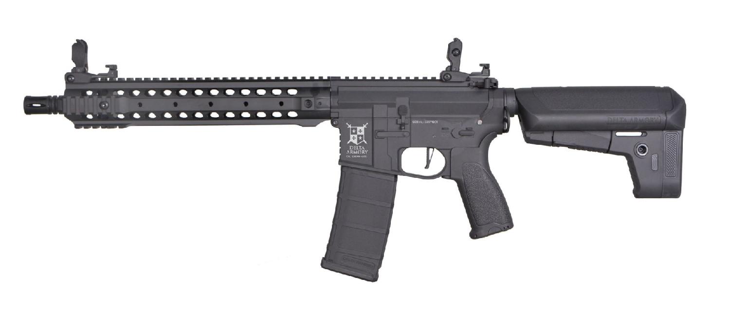 Delta Armory AR15 URX3 12" BRAVO Siyah AEG Airsoft Tüfek / Pil Şarj Setli - Görsel 3