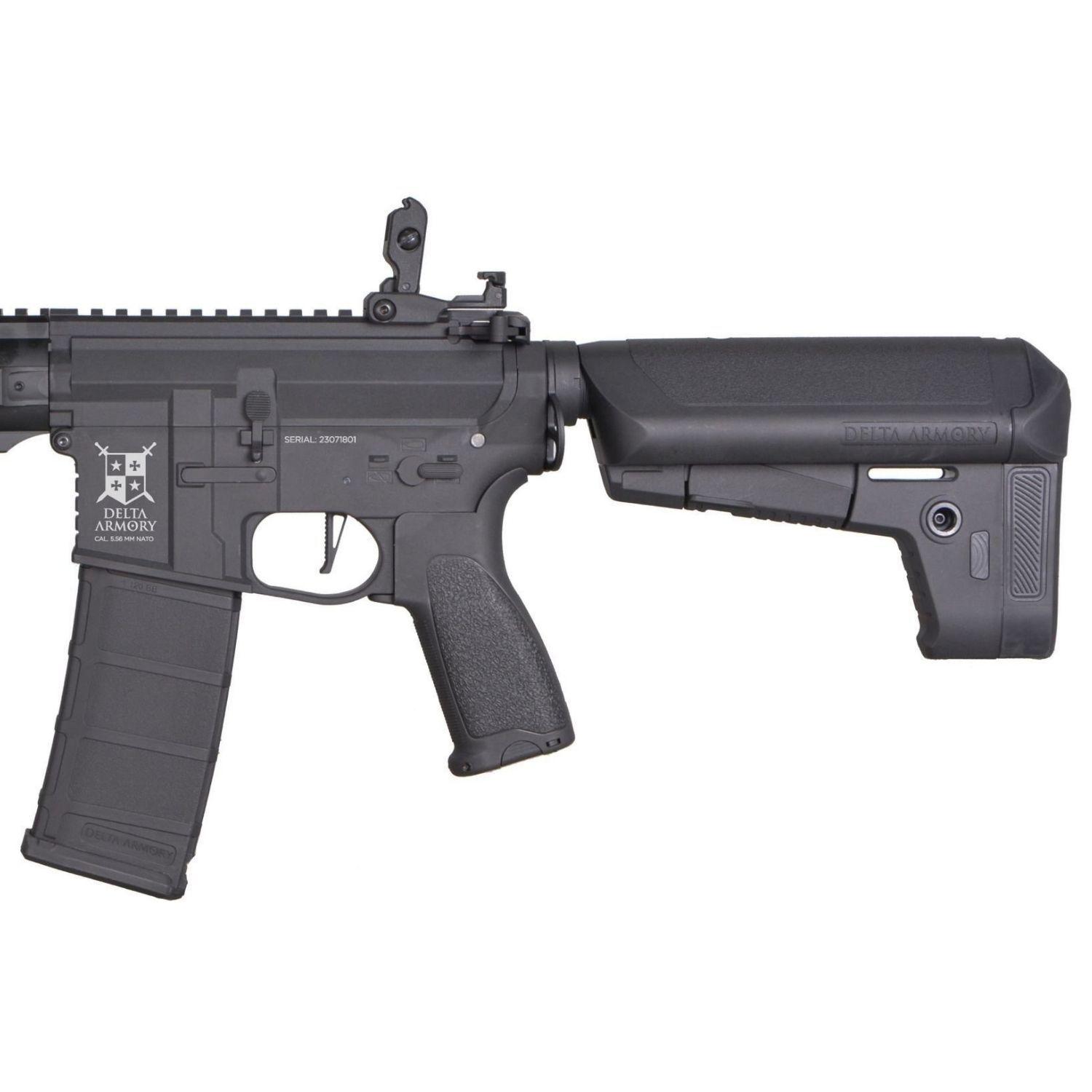 Delta Armory AR15 URX3 12" BRAVO Siyah AEG Airsoft Tüfek / Pil Şarj Setli - Görsel 5