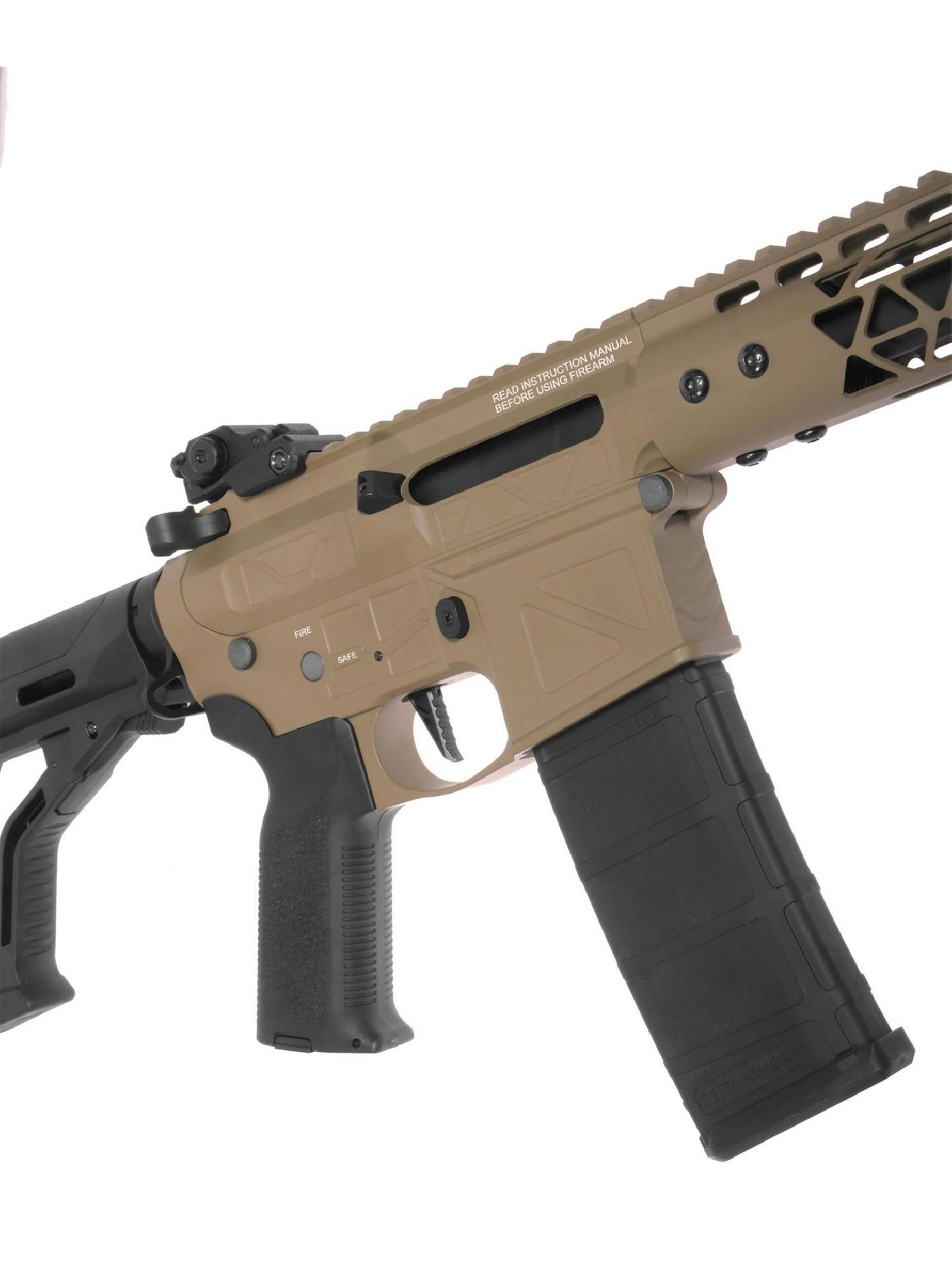 Delta Armory FREYA R15 SKELETON 13" Half Tan AEG Airsoft Tüfek - Görsel 5