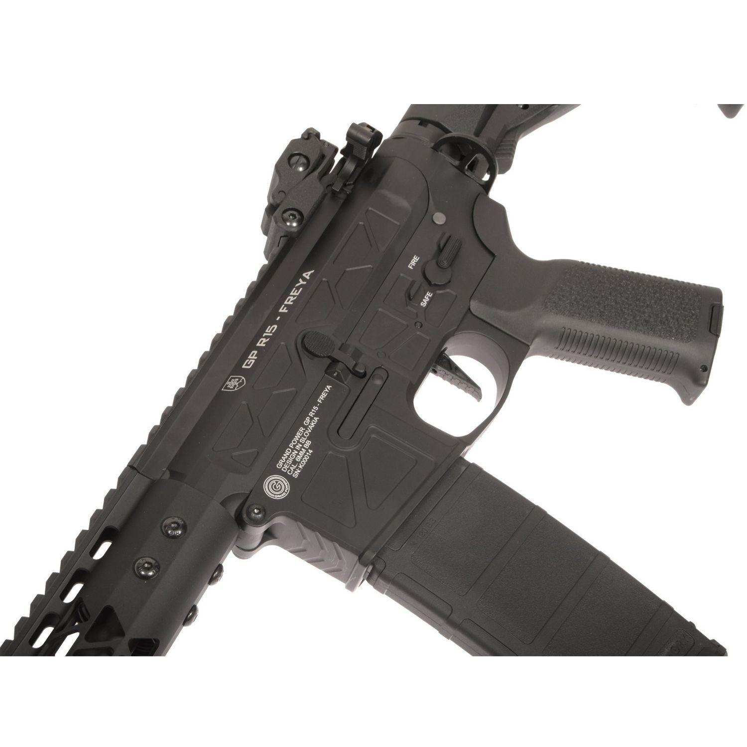 Delta Armory FREYA R15 SKELETON 13" Siyah AEG Airsoft Tüfek - Görsel 5