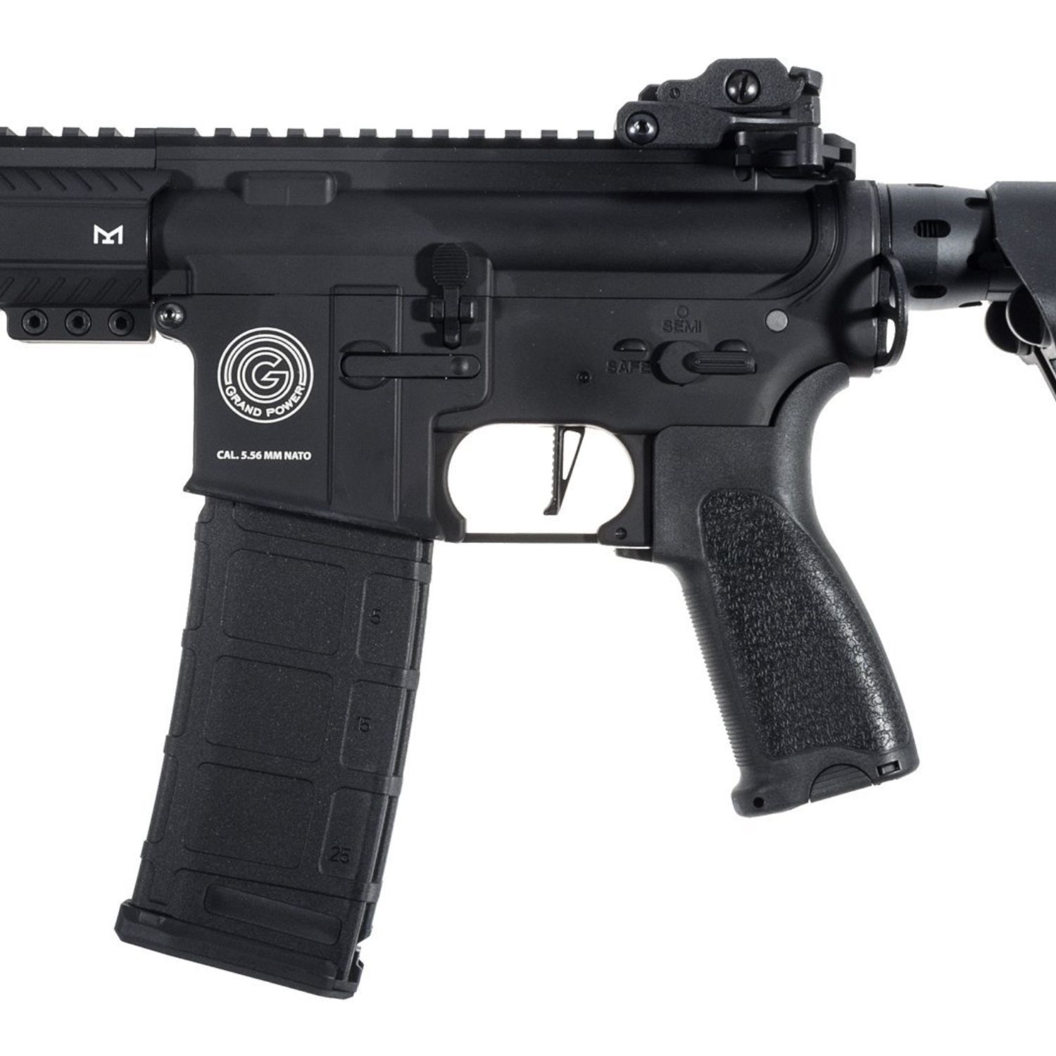 Delta Armory Grand Power AR15 M-Lok Short ALPHA Siyah AEG Airsoft Tüfek / Pil Şarj Setli - Görsel 6