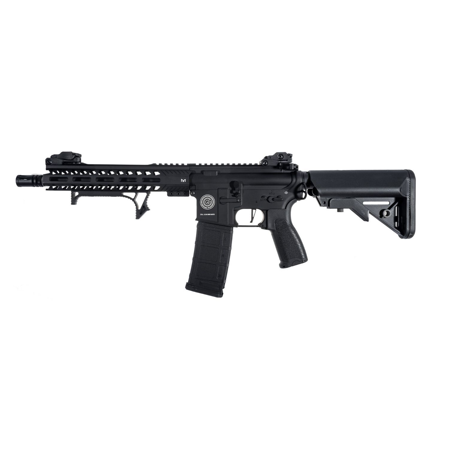 Delta Armory Grand Power M4 AR15 10" M-Lok ALPHA Siyah AEG Airsoft Tüfek / Pil Şarj Setli - Görsel 2