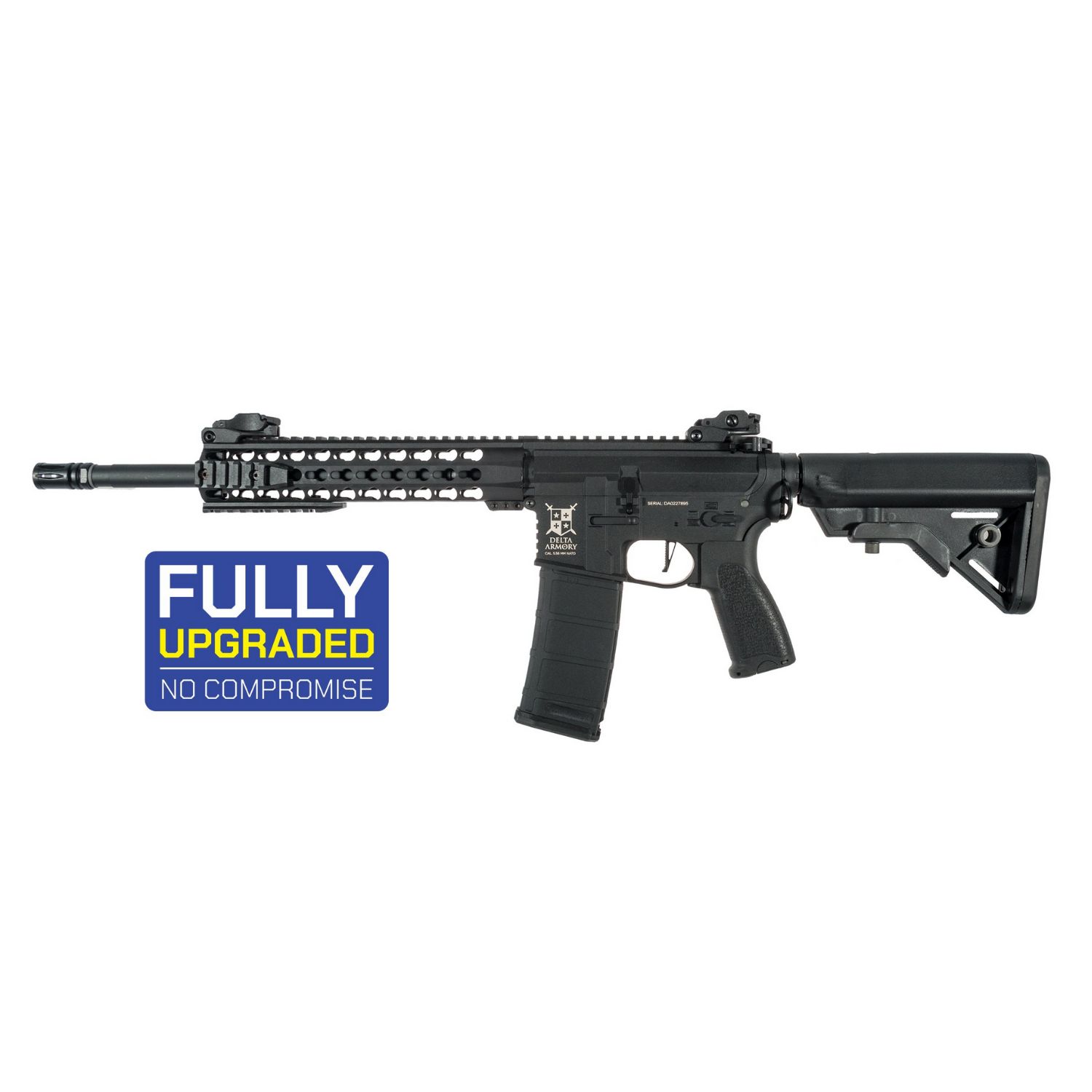 Delta Armory M4 AR15 KeyMod 10" Charlie ETU Siyah AEG Airsoft Tüfek - Görsel 2