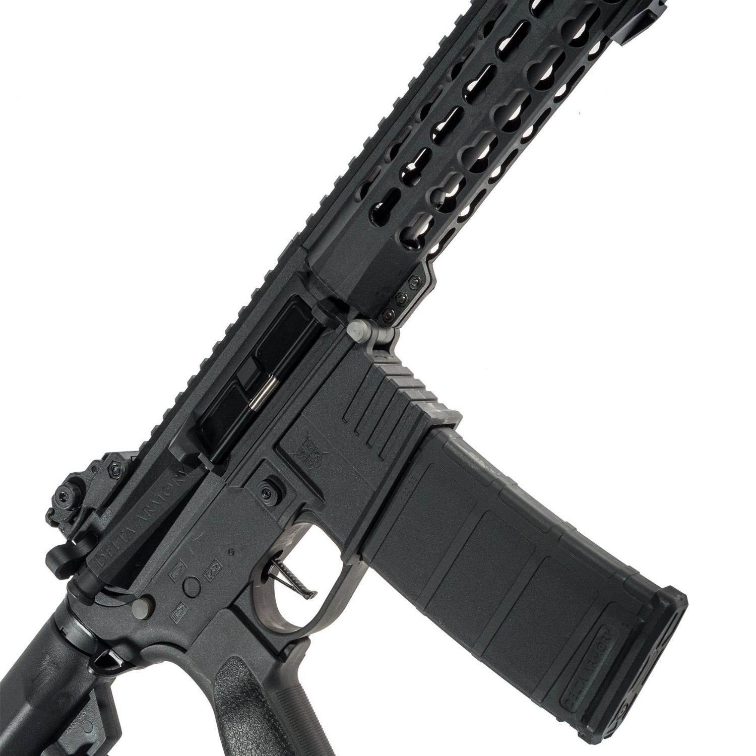 Delta Armory M4 AR15 KeyMod 10" Charlie ETU Siyah AEG Airsoft Tüfek - Görsel 4