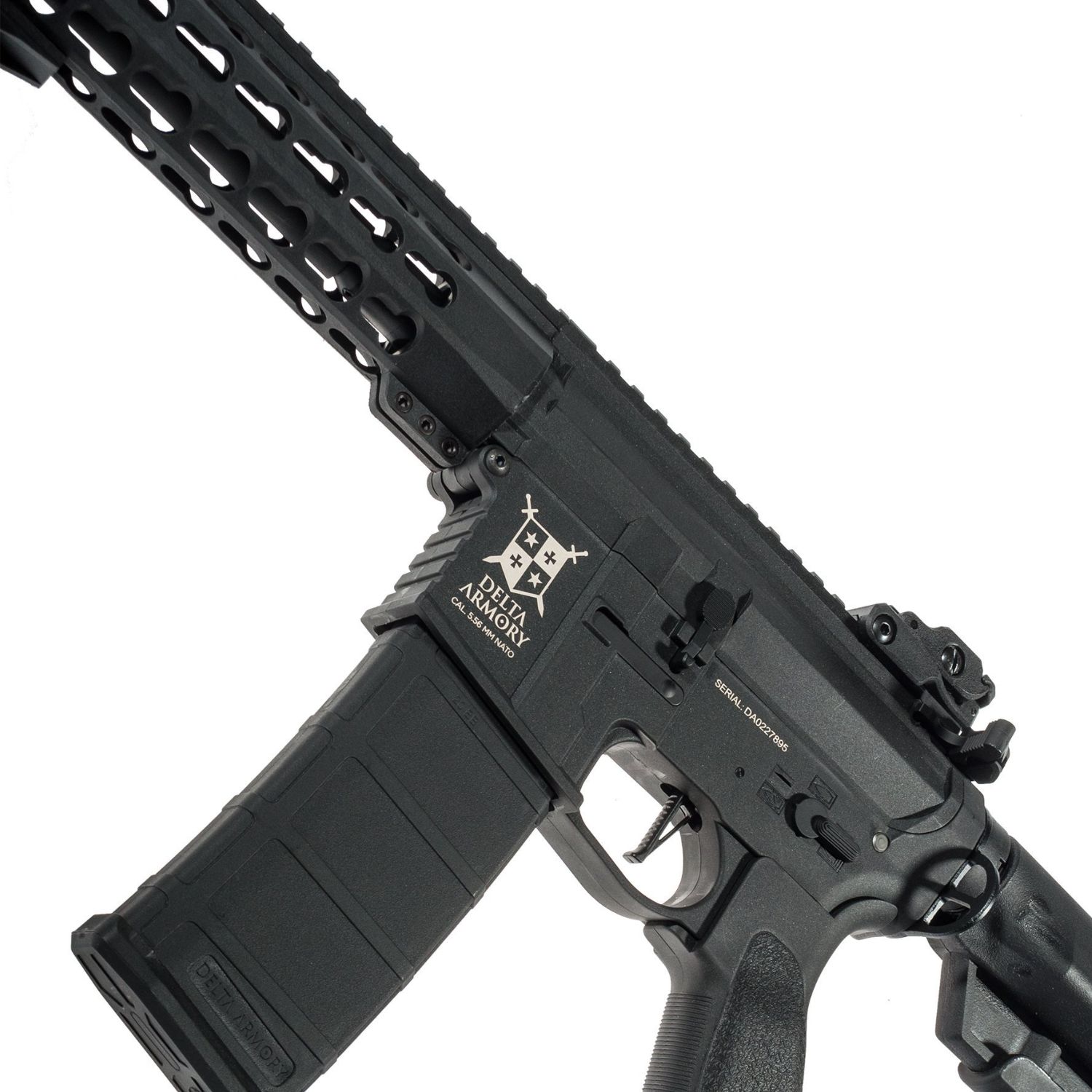 Delta Armory M4 AR15 KeyMod 10" Charlie ETU Siyah AEG Airsoft Tüfek - Görsel 5