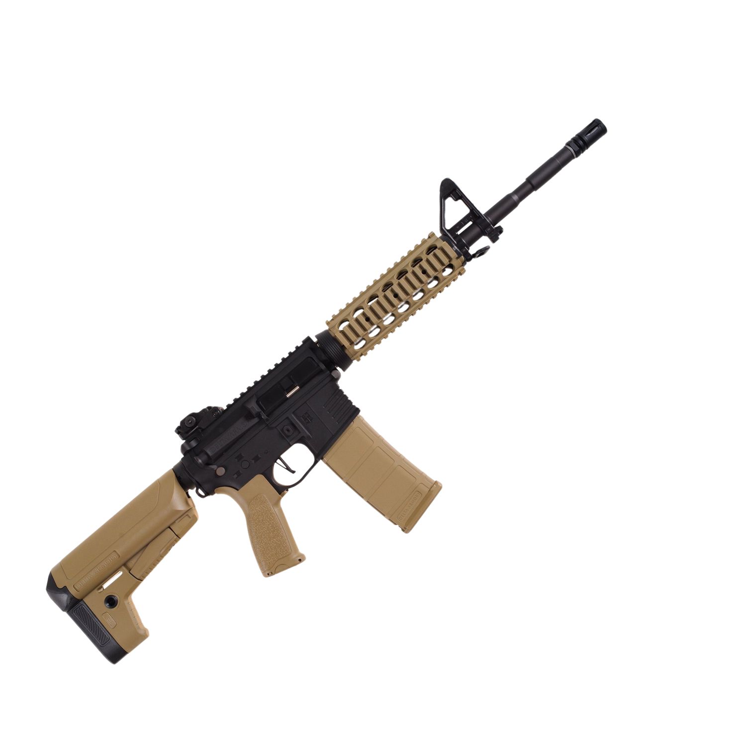 Delta Armory M4 AR15 RIS Charlie Half Tan AEG Airsoft Tüfek / Pil Şarj Setli - Görsel 3