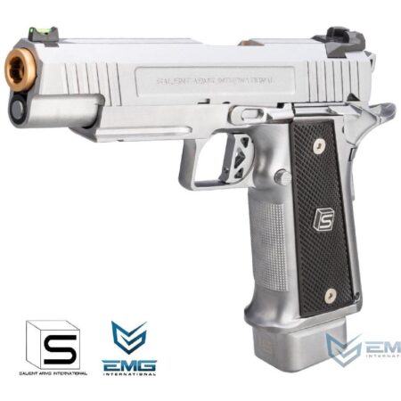EMG Salient Arms International Lisanslı 2011 Hi-Capa DS 5.1" Gümüş GBB Airsoft Tabanca