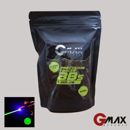 GMAX 0.25g Green Airsoft Tracer BB 2000adet