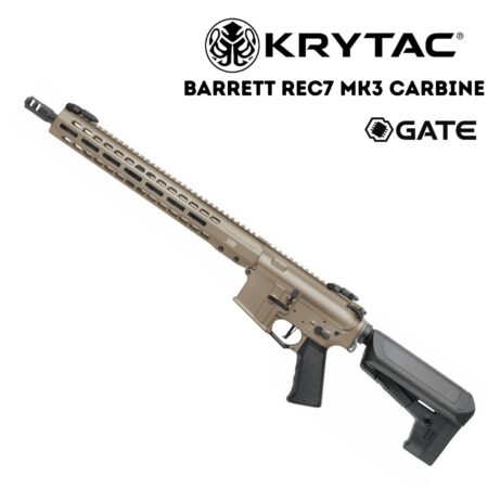 KRYTAC Barrett REC7 MK3 GATE Carbine FDE Tan AEG Airsoft Tüfek