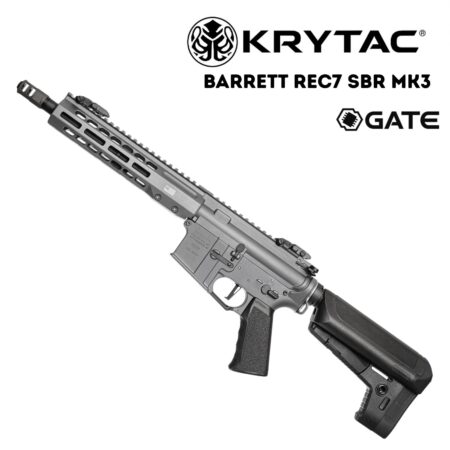 KRYTAC Barrett REC7 SBR MK3 GATE Tungsten AEG Airsoft Tüfek