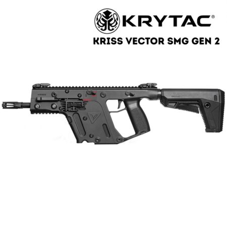 KRYTAC Kriss Vector Gen2 SMG Siyah Sabit Dipçik AEG Airsoft Tüfek