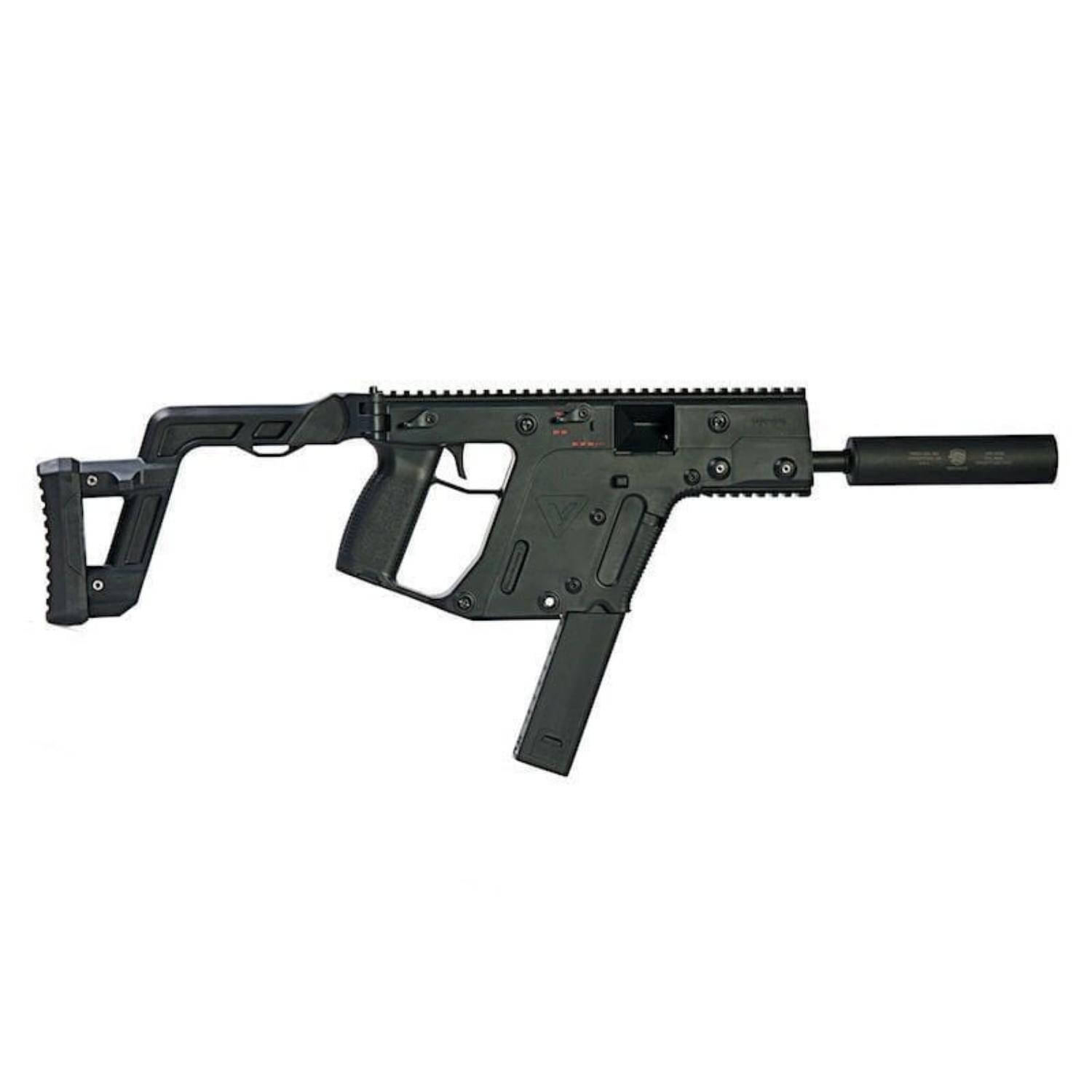 KRYTAC Kriss Vector SMG Mock Susturuculu Siyah AEG Airsoft Tüfek - Görsel 2