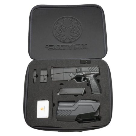 KRYTAC SilencerCo Maxim9 Deployment Pack Siyah GBB Airsoft Tabanca