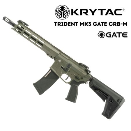 KRYTAC Trident MK3 GATE CRB-M (M-Lok) FG Haki Yeşil AEG Airsoft Tüfek