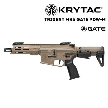 KRYTAC Trident MK3 GATE PDW-M (M-Lok) FDE Tan AEG Airsoft Tüfek