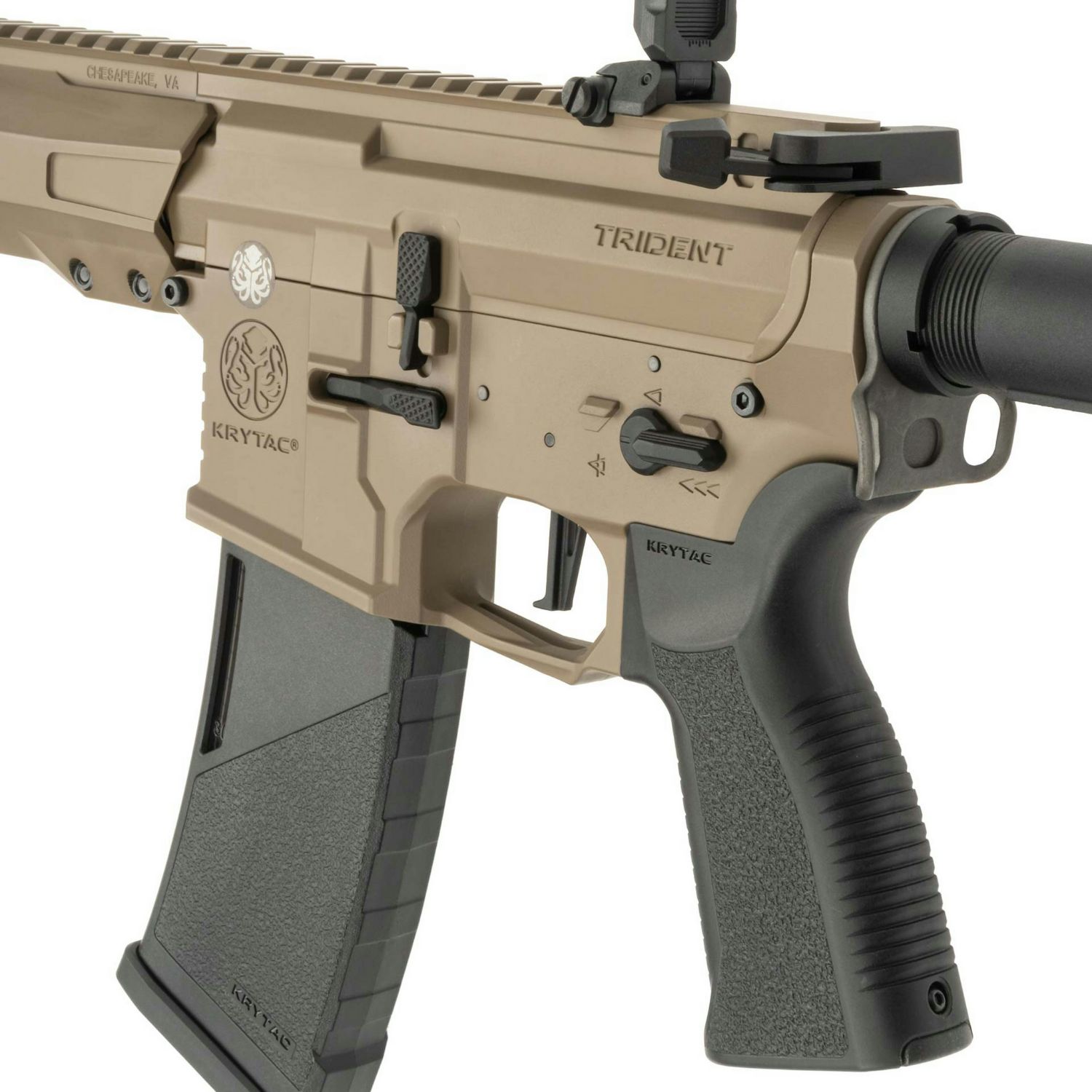 KRYTAC Trident MK3 GATE SPR-M (M-Lok) FDE Tan AEG Airsoft Tüfek - Görsel 5