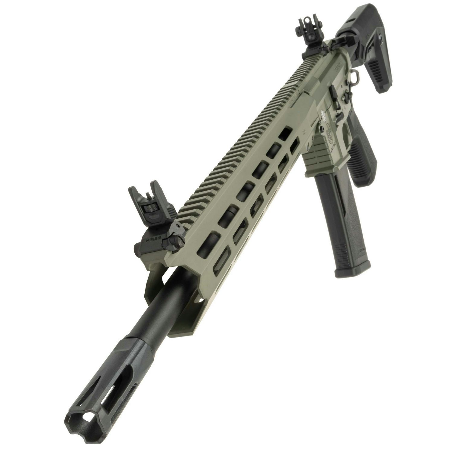 KRYTAC Trident MK3 GATE SPR-M (M-Lok) FG Haki Yeşil AEG Airsoft Tüfek - Görsel 3