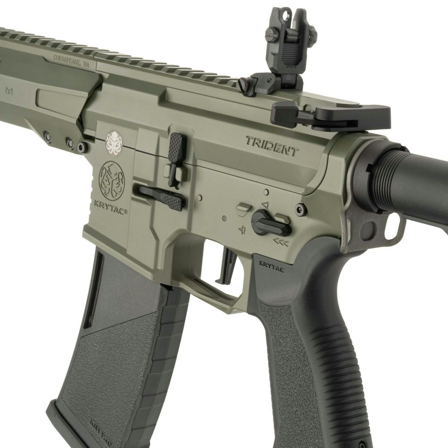 KRYTAC Trident MK3 GATE SPR-M (M-Lok) FG Haki Yeşil AEG Airsoft Tüfek - Görsel 4
