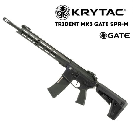 KRYTAC Trident MK3 GATE SPR-M (M-Lok) Siyah AEG Airsoft Tüfek