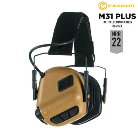 OPSMEN EARMOR M31 PLUS (Cayote Brown) Kahverengi Elektronik Atış Kulaklığı