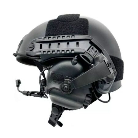 OPSMEN EARMOR M32X PLUS Kask Uyumlu Telsiz Girişli (Black) Siyah Elektronik Atış Kulaklığı