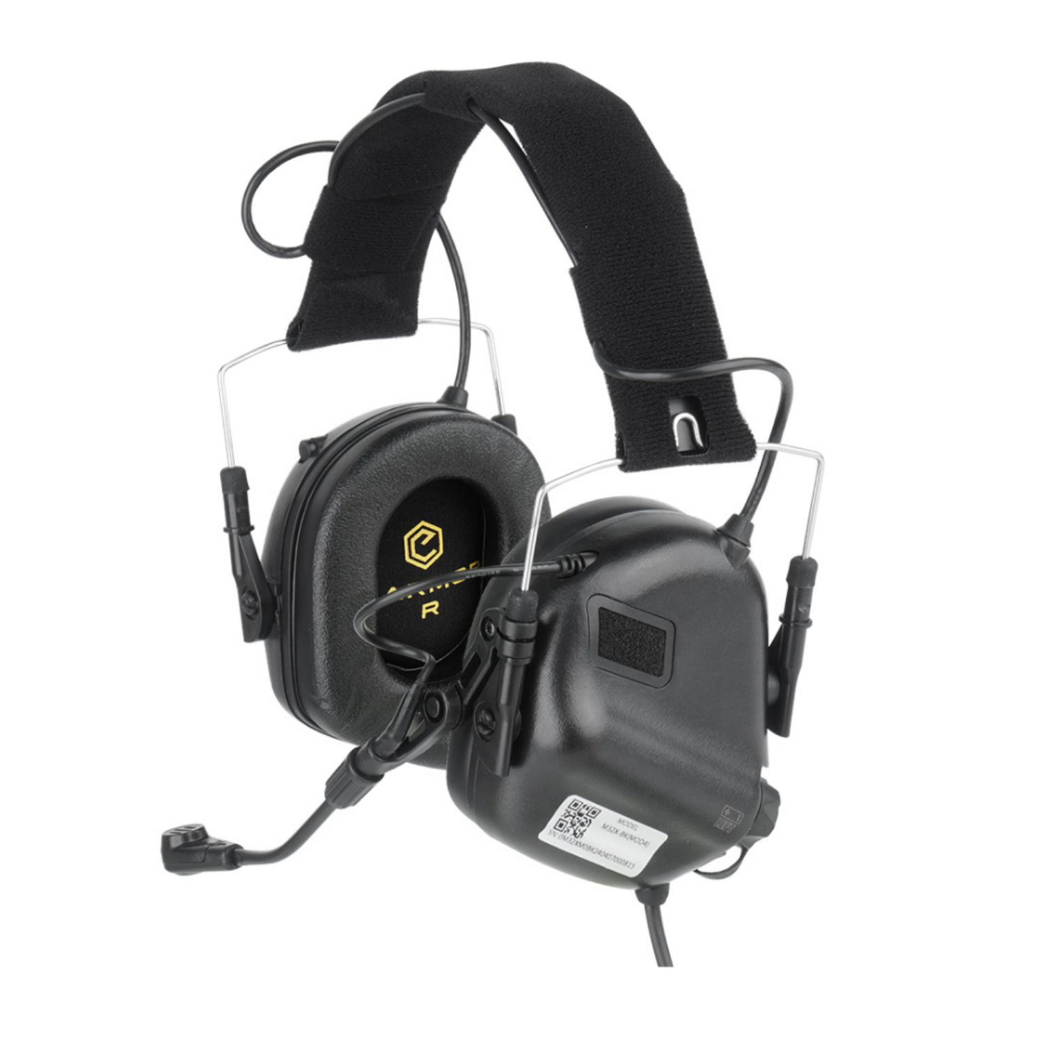 OPSMEN EARMOR M32X PLUS Kask Uyumlu Telsiz Girişli (Black) Siyah Elektronik Atış Kulaklığı - Görsel 6