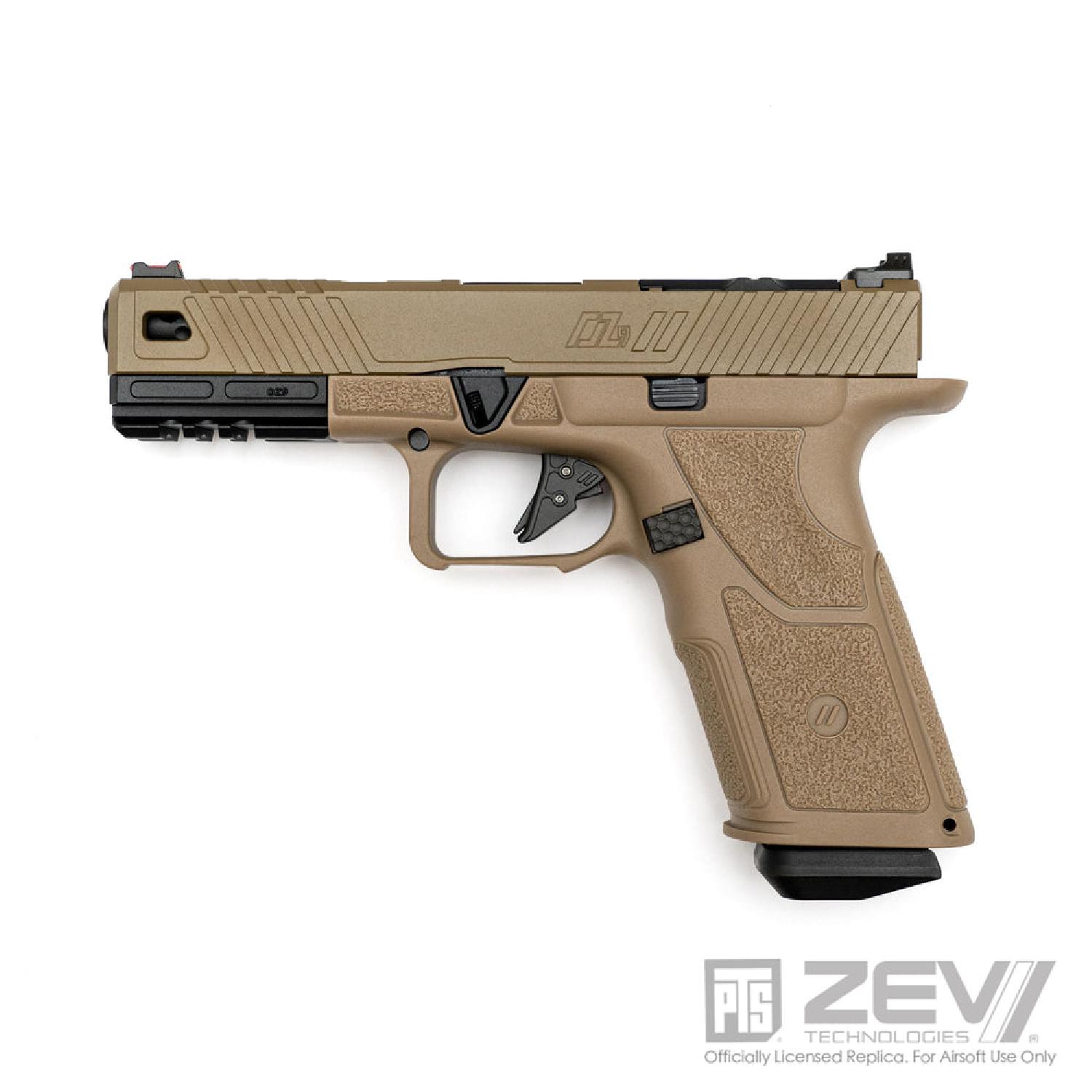 PTS ZEV OZ9 Elite Tan GBB Airsoft Tabanca - Görsel 2