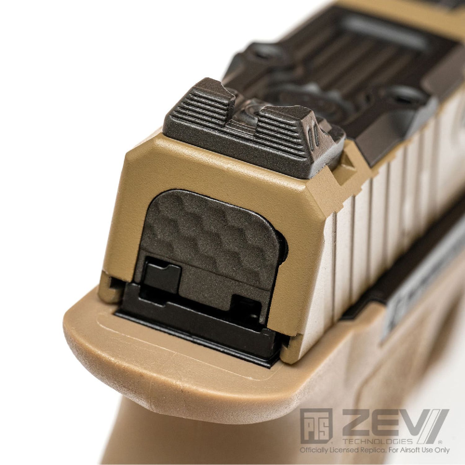 PTS ZEV OZ9 Elite Tan GBB Airsoft Tabanca - Görsel 3